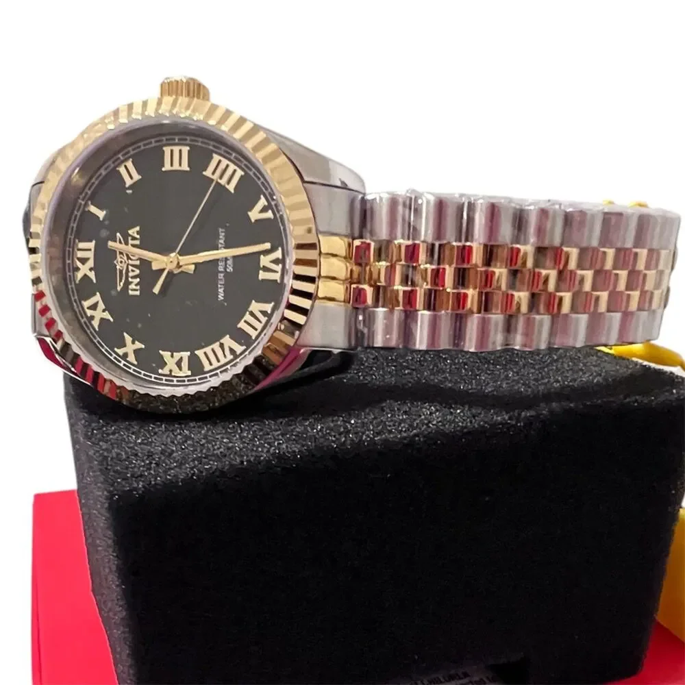 Invicta Watch Specialty Quartz Black Dial Women’s Watch 47413 & Gray Travel case